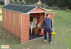 Abri De Jardin Skylight 7 M² Ambre | Palram - Canopia -MON AMENAGEMENT JARDIN Soldes abri jardin skylight ambre 7m2 palram canopia