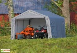 Abri De Jardin Souple En Acier Et Polyéthylène 14 M² -MON AMENAGEMENT JARDIN Soldes abri jardin souple acier enduit bache polyethylene 14m2 1