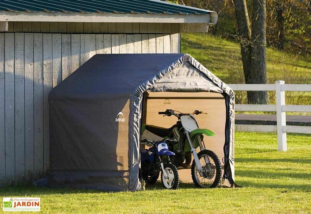 Abri De Jardin Souple En Acier Et Polyéthylène 3 M² 4 Abri De Jardin Souple En Acier Et Polyéthylène 3 M² – Image 2