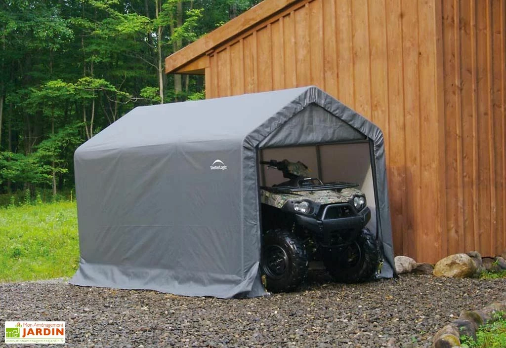 Abri De Jardin Souple En Acier Et Polyéthylène 5 M² 3 Abri De Jardin Souple En Acier Et Polyéthylène 5 M²