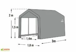 Abri De Jardin Souple En Acier Et Polyéthylène 5 M² 11 Abri De Jardin Souple En Acier Et Polyéthylène 5 M² -MON AMENAGEMENT JARDIN Soldes abri jardin souple acier enduit bache polyethylene 5m2