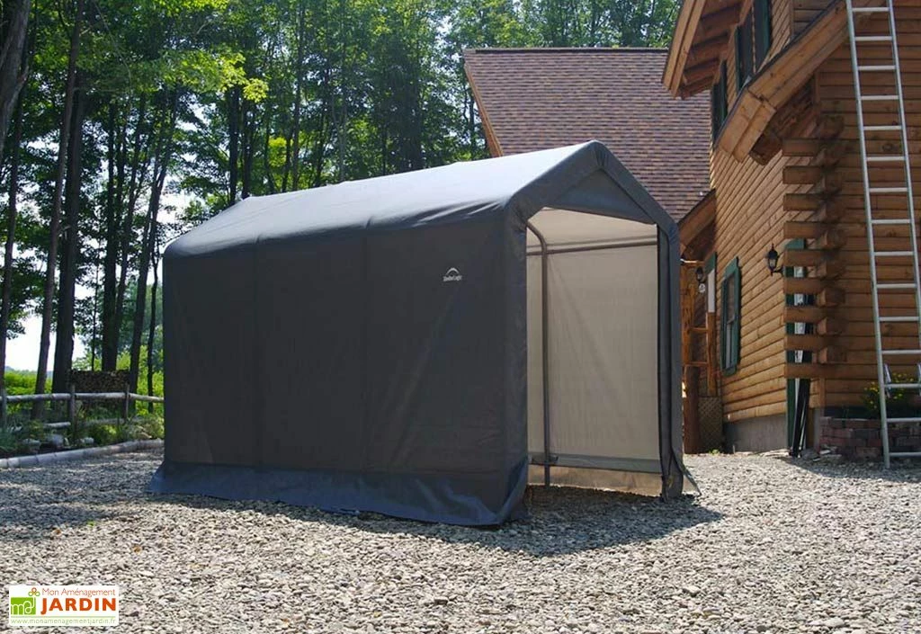 Abri De Jardin Souple En Acier Et Polyéthylène 5 M² 4 Abri De Jardin Souple En Acier Et Polyéthylène 5 M² – Image 2