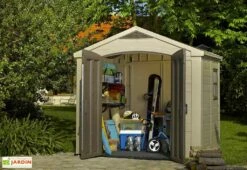 Keter Abri De Jardin Polypropylène 256,5 X 182 Cm - Sydney 86 -MON AMENAGEMENT JARDIN Soldes abri jardin sydney 86 1