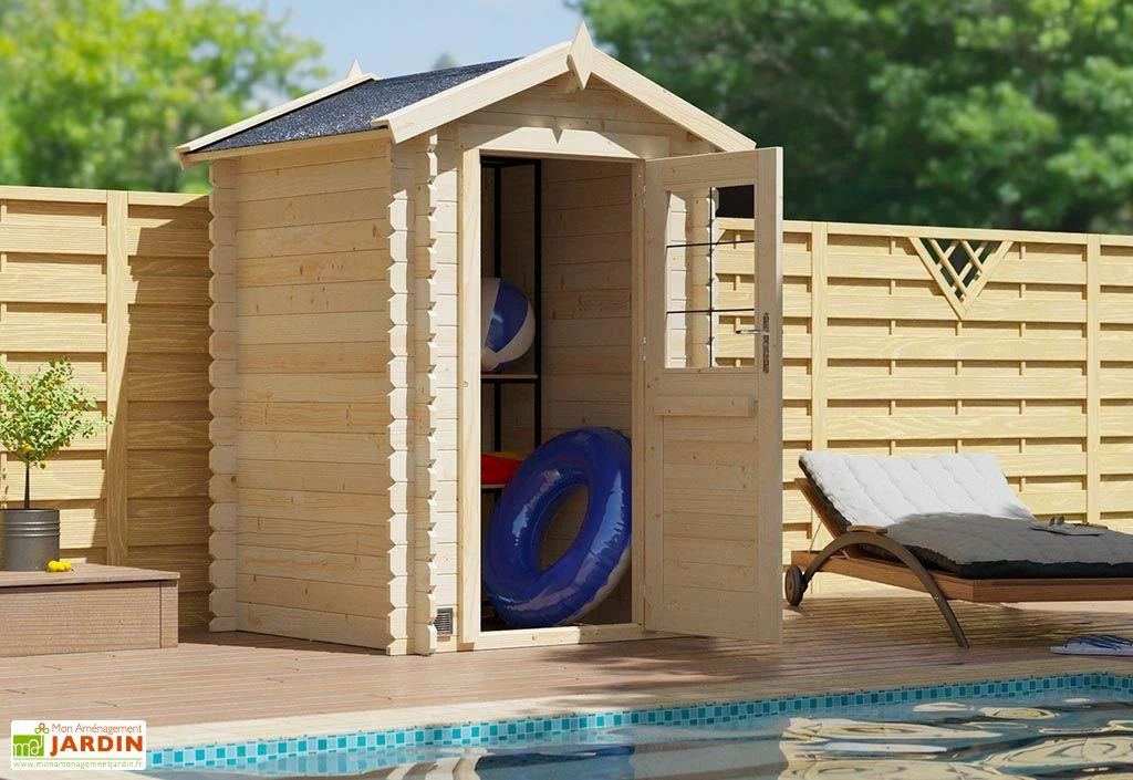 Abri De Jardin En Bois D’épicéa Brut Juno - 2,2 M² 4 Abri De Jardin En Bois D’épicéa Brut Juno - 2,2 M² – Image 2