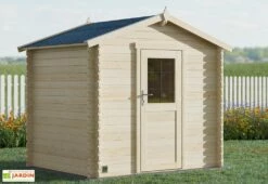 Abri De Jardin En Bois D’épicéa Brut Juno – 4,9 M²