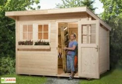 Abri De Jardin Bois Mittenwald (250x300cm) 28mm -MON AMENAGEMENT JARDIN Soldes abri mittenwald2