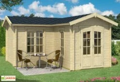 Abri De Jardin En Bois D’épicéa Brut 16 M² - Portsmouth