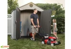 Lifetime Abri De Jardin PVC Sentinel 6418 244x152 -MON AMENAGEMENT JARDIN Soldes abri resine lifetime 6418 8