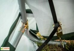 Abri De Jardin En Toile Renforcée Avec Porte Amovible - 183 X 183 Cm -MON AMENAGEMENT JARDIN Soldes abri toile renforce polyethylene 183x183x183cm impermeable porte amovible 5