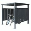 Abri à Vélo En Acier Anthracite 3,6 M² -MON AMENAGEMENT JARDIN Soldes abri velo acier westmann