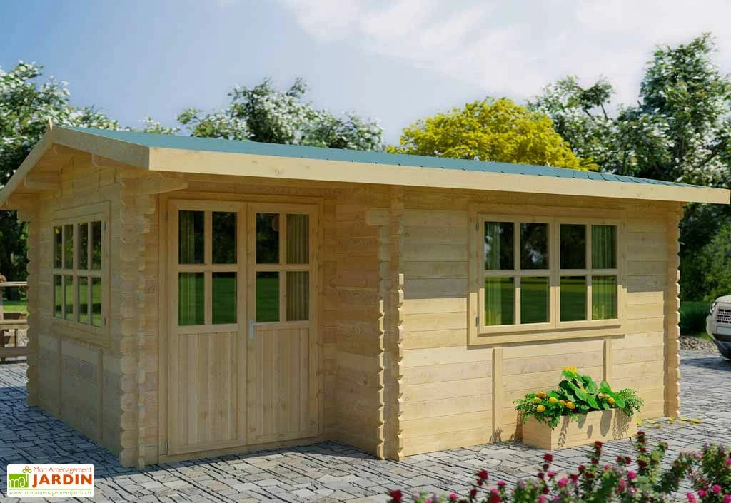 Abri De Jardin Bois Alpina (499x399x243) 44 Mm 3 Abri De Jardin Bois Alpina (499x399x243) 44 Mm