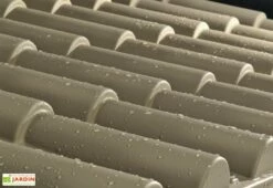 Abri De Jardin En PVC Evo 280 Beige (242x282cm) -MON AMENAGEMENT JARDIN Soldes abro jardin mural resine pvc evo100 garofalo 2 4