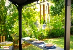 Abri Barbecue En Aluminium Et Polycarbonate 180 X 240 Cm – Austin -MON AMENAGEMENT JARDIN Soldes accessoires abri bbq austin canopia palram