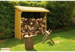 Abri Range-Bûches En Bois Lotus - 1,5 M³