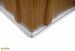 Abri De Jardin En Acier Galvanisé Imitation Bois Woodlake - 2,93 M² 9 Abri De Jardin En Acier Galvanisé Imitation Bois Woodlake - 2,93 M² -MON AMENAGEMENT JARDIN Soldes angle exterieur cabanon jardin metal