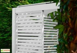 Panneau Brise-vue En Aluminium Pour Pergola Ombréa 1 M -MON AMENAGEMENT JARDIN Soldes angle superieur panneau brise jardin vue