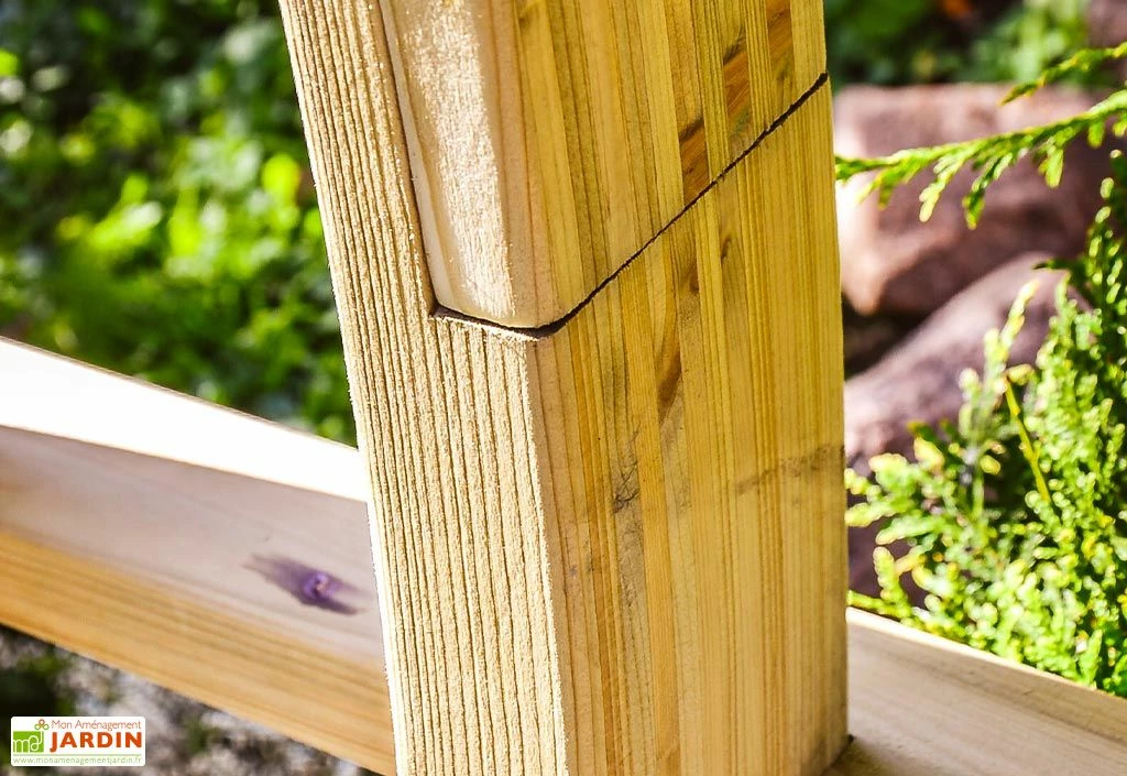 Arche De Jardin En Bois Traité - 245 X 29 X 221 Cm 7 Arche De Jardin En Bois Traité - 245 X 29 X 221 Cm – Image 5