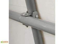 Abri De Jardin En Toile Polyéthylène Et Acier 9 M² -MON AMENAGEMENT JARDIN Soldes armature acier abri jardin toile 9m2