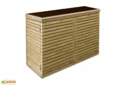 Armoire De Jardin Basse En Bois Venice (60x125x90cm)