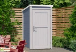 Armoire De Jardin En Bois D’Épicéa 95 X 102 X 200 Cm (4 Coloris) -MON AMENAGEMENT JARDIN Soldes armoire jardin bois epicea 95 102 200cm 2