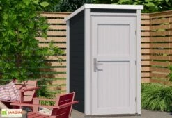 Armoire De Jardin En Bois D’Épicéa 95 X 102 X 200 Cm (4 Coloris) -MON AMENAGEMENT JARDIN Soldes armoire jardin bois epicea 95 102 200cm 3