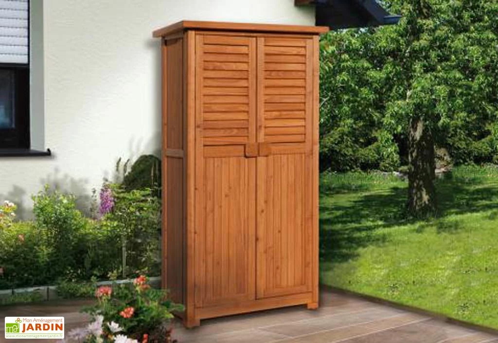 Armoire De Jardin Bois (43x80x160) 3 Armoire De Jardin Bois (43x80x160)