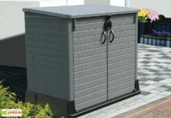 Armoire De Jardin En Résine – 850 L -MON AMENAGEMENT JARDIN Soldes armoire rangement exte rieur 03