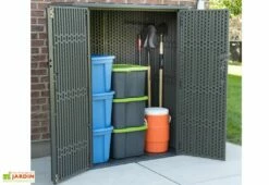 Armoire De Rangement Jardin En PVC Lifetime 1509 Litres -MON AMENAGEMENT JARDIN Soldes armoire rangement jardin pvc lifetime abri 1509litres 3