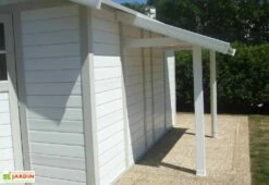 Grosfillex Auvent Pour Abri De Jardin PVC -MON AMENAGEMENT JARDIN Soldes auvent4