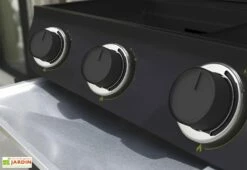 Barbecue Au Gaz à Poser En Métal – 3 Brûleurs -MON AMENAGEMENT JARDIN Soldes barbecue au gaz 3 bruleurs