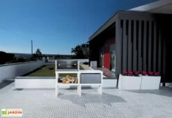 Barbecue Design En Béton LIV04 -MON AMENAGEMENT JARDIN Soldes barbecue beton blive design