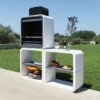 Barbecue Design En Béton SUN03 1 Barbecue Design En Béton SUN03 -MON AMENAGEMENT JARDIN Soldes barbecue beton sun03