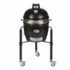 Barbecue Kamado En Céramique Monolith Junior + Chariot -MON AMENAGEMENT JARDIN Soldes barbecue ceramique chariot monolith junior noir