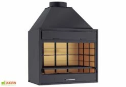 Barbecue Charbon Et Bois à Poser Ou Encastrer BF-90 Acier 89,5 X 65 Cm