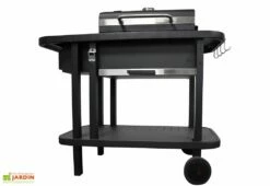 Barbecue Charbon Connecté à Allumage Automatique SNG One 2.0 -MON AMENAGEMENT JARDIN Soldes barbecue chariot roulettes start n grill 1