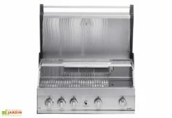 Barbecue Gaz Encastrable En Acier Inoxydable Elite G4 Built-In -MON AMENAGEMENT JARDIN Soldes barbecue gaz grandhall elite encastrable g4 8