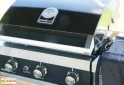 Barbecue Gaz Encastrable Acier Noir Premium G3 Built-In -MON AMENAGEMENT JARDIN Soldes barbecue gaz grandhall premium encastrable g3 3