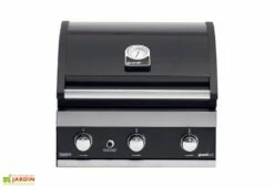 Barbecue Gaz Encastrable Acier Noir Premium G3 Built-In -MON AMENAGEMENT JARDIN Soldes barbecue gaz grandhall premium encastrable g3 8