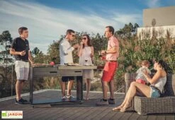 Barbecue Métal GOB01 -MON AMENAGEMENT JARDIN Soldes barbecue metal gob01 avec plateau mobile
