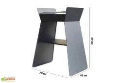 Barbecue Métal GRIB01 -MON AMENAGEMENT JARDIN Soldes barbecue metal peint grib01