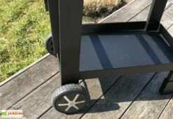 Barbecue à Charbon De Bois En Acier Surface 57 X 30 Cm – Easy 60 -MON AMENAGEMENT JARDIN Soldes barbecue rectangle easy 60 2