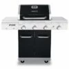 Barbecue Au Gaz En Acier Inoxydable De Luxe – 3 Brûleurs Et 1 Brûleur Latéral