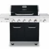 Barbecue Au Gaz En Acier Inoxydable De Luxe – 5 Brûleurs Et 1 Brûleur Latéral -MON AMENAGEMENT JARDIN Soldes barbecue au gaz 5 bruleurs
