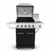 Barbecue Au Gaz En Acier Evolution – 5 Brûleurs Et 1 Brûleur Latéral 2 Barbecue Au Gaz En Acier Evolution – 5 Brûleurs Et 1 Brûleur Latéral -MON AMENAGEMENT JARDIN Soldes barbecue au gaz 5 bruleurs 1