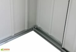 Abri De Jardin En Métal Galvanisé Anthracite Duramax 7 M² -MON AMENAGEMENT JARDIN Soldes base abri jardin metal duramax duae1010pr