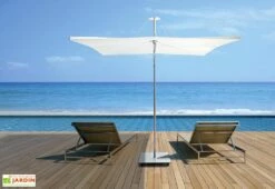 Base Carrée Sur Roulettes Pour Parasol Infina Umbrosa -MON AMENAGEMENT JARDIN Soldes base parasol infina umbrosa metal gris roulettes