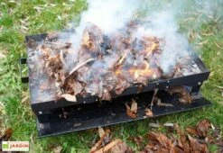 Barbecue Braséro Charbon De Bois Junior -MON AMENAGEMENT JARDIN Soldes bbq brasero feuilles mortes