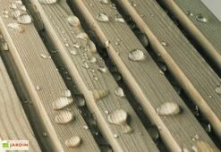 Abri De Jardin En Bois Traité Autoclave Avec Auvent - 26,8 M² -MON AMENAGEMENT JARDIN Soldes bois chalet remise auvent