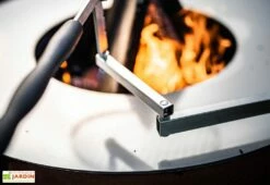 Grille En Inox Pour Brasero Plancha En Acier Boule ⌀ 38 Cm -MON AMENAGEMENT JARDIN Soldes bras articule grille cuisson brasero