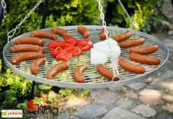 Braséro En Acier Bali + Grill Inox Sur Trépied 180 Cm -MON AMENAGEMENT JARDIN Soldes brasero acier bali grill 2